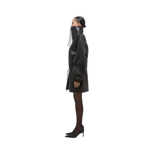 Leather Anorak Dress