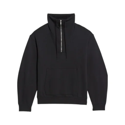 Funnel Neck Drawstring Hoodie