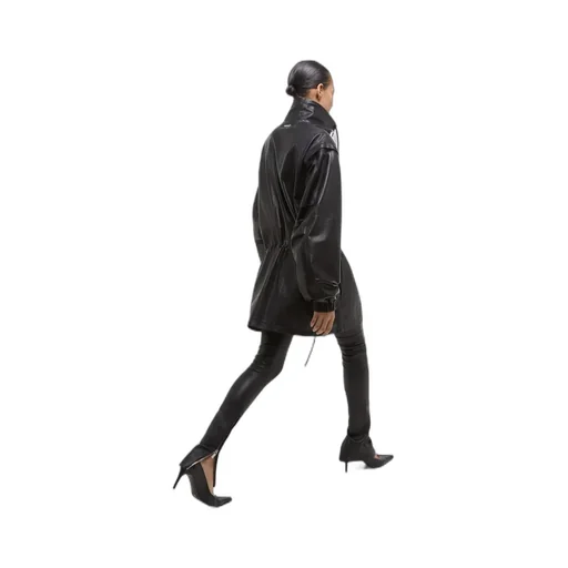 Leather Anorak Dress