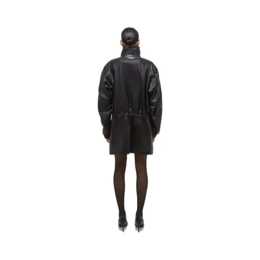 Leather Anorak Dress