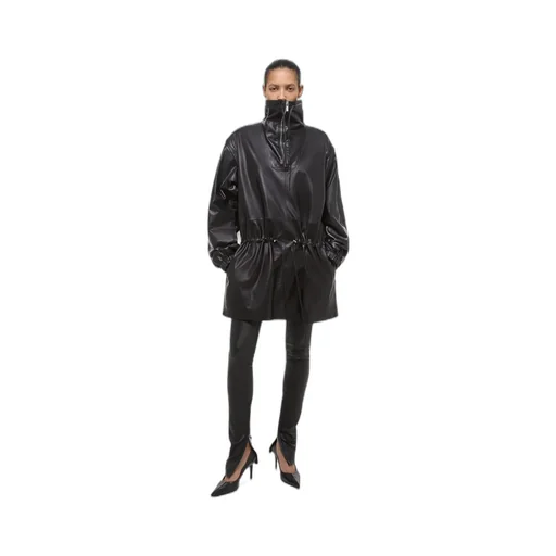 Leather Anorak Dress