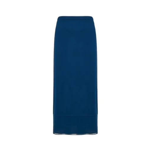 Double-Layer Pleated Skirt