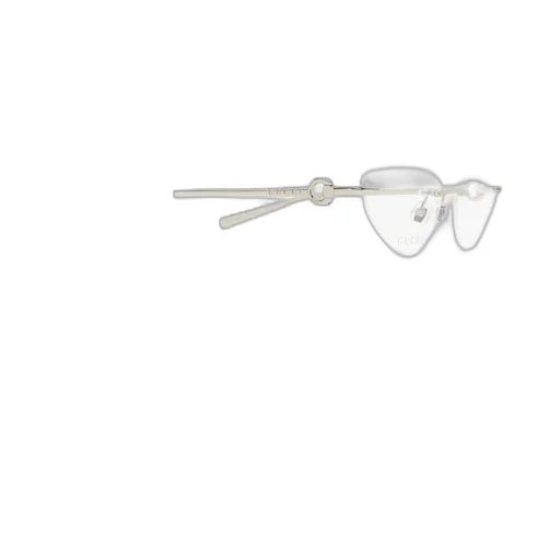 Logo-Engraved Cat-Eye Frame Glasses
