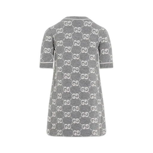 Monogrammed Intarsia Dress
