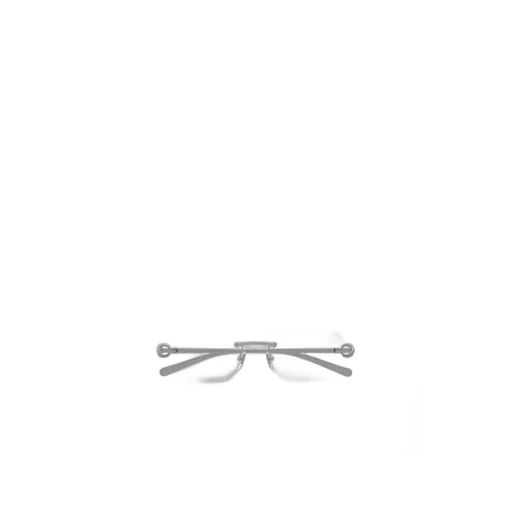 Logo-Engraved Rectangle Frame Glasses