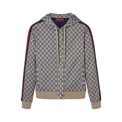 Gg Technical Jersey Jacket