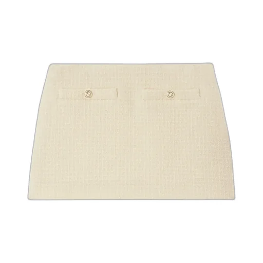 Damier Bouclé Tweed Mini Skirt