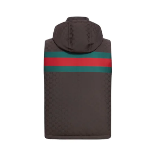 Gg Printed Padded Gilet