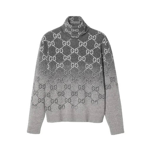 Gg Jacquard Turtleneck Jumper