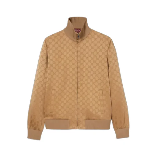 Monogrammed Zip-Up Jacket