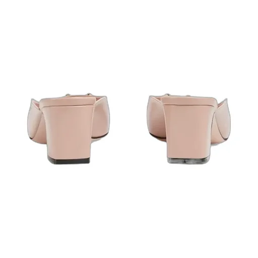 Horsebit Mid-Heeled Sandals