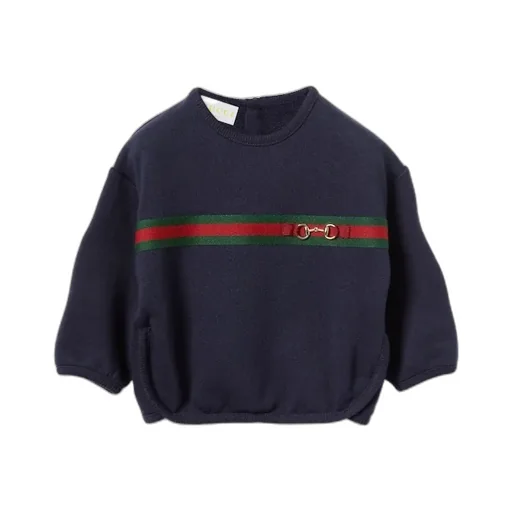 Web Stripe Crewneck Jumper
