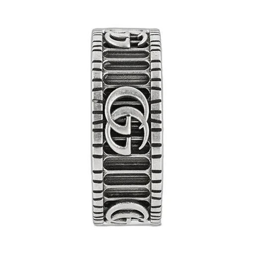 Double G Sterling Silver Ring