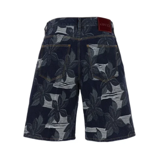 Allover Floral Detailed Bermuda Shorts
