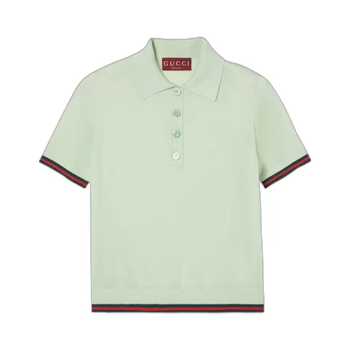 Extra Fine Cashmere Silk Polo Top