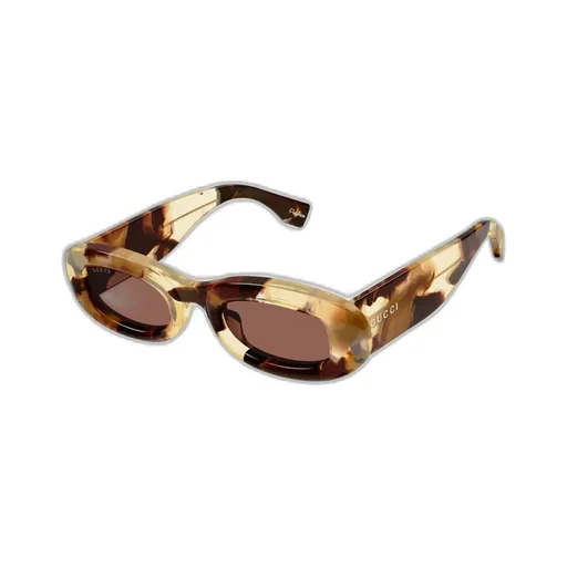 Oval-Frame Sunglasses