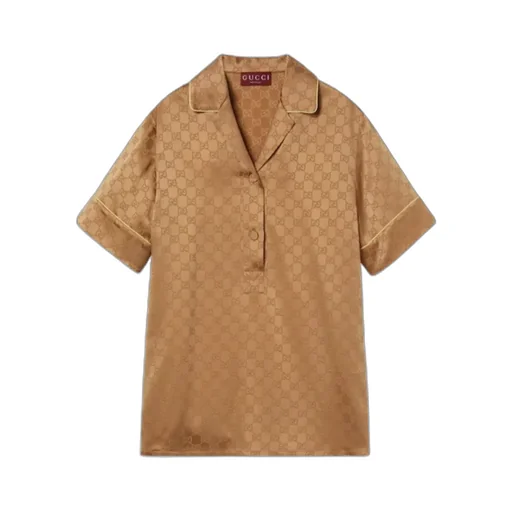 Gg Satin Shirt