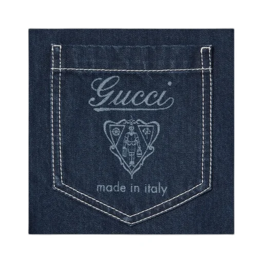 Lasered Denim Shirt