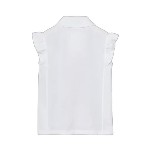 Striped Ruffled Sleeveless Top
