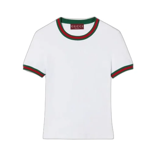 Web Detailed Rib T-Shirt