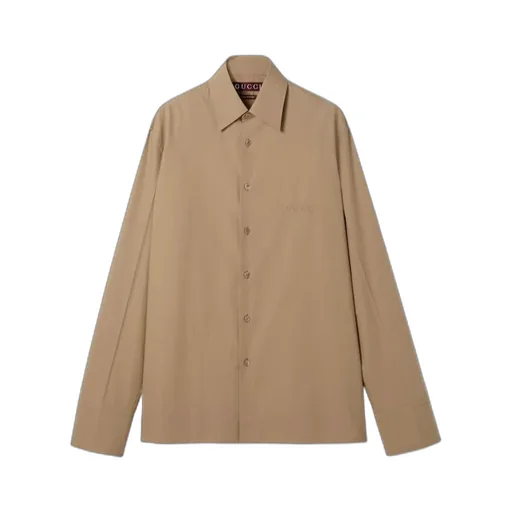 Embossed Poplin Shirt