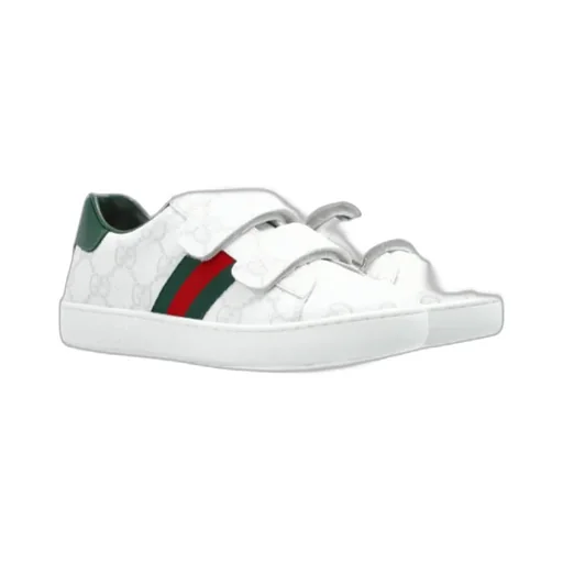 Logo Printed Touch Strap Sneakers
