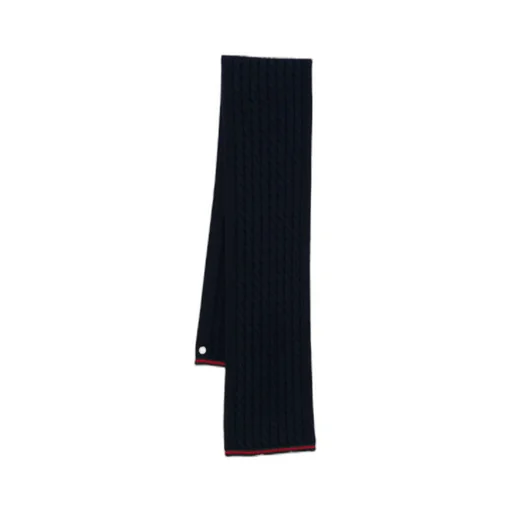 Cable-Knit Wool Scarf