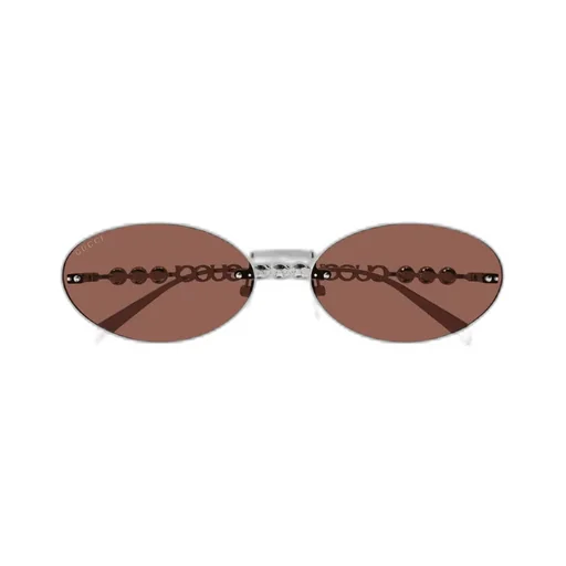 Oval-Frame Sunglasses