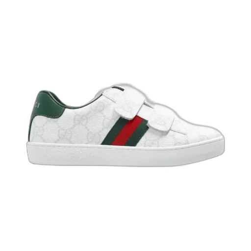 Logo Printed Touch Strap Sneakers