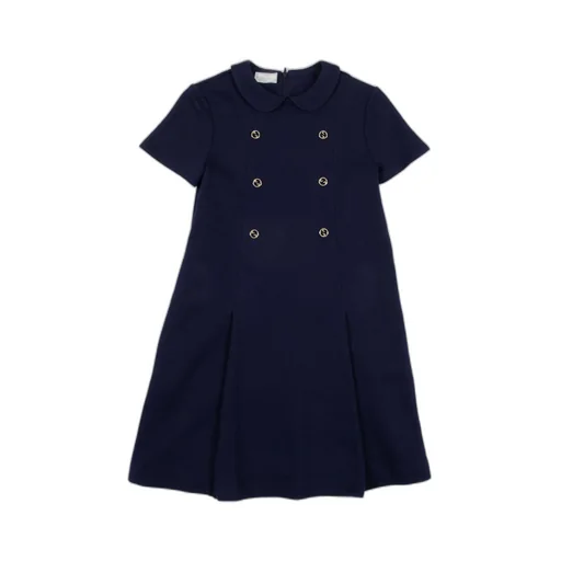 Logo-Button Dress