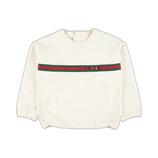 Baby Cotton Sweatshirt With Web