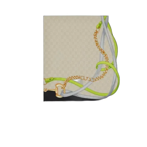 Printed Gg Silk Jacquard Carré