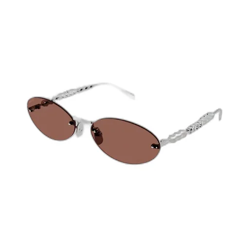 Oval-Frame Sunglasses