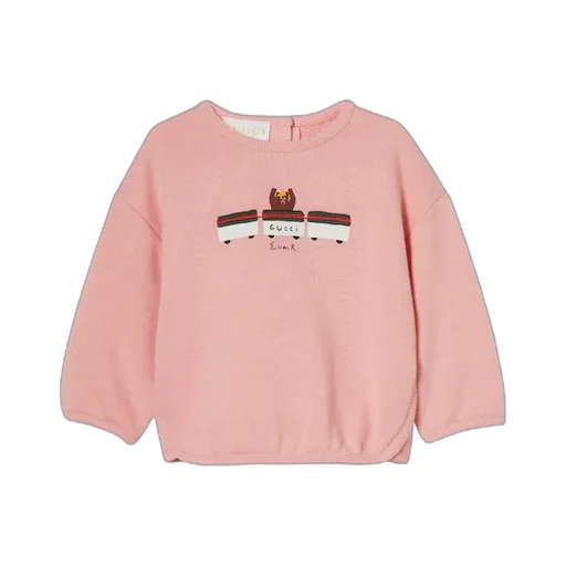 Baby Cotton Sweatshirt With Print