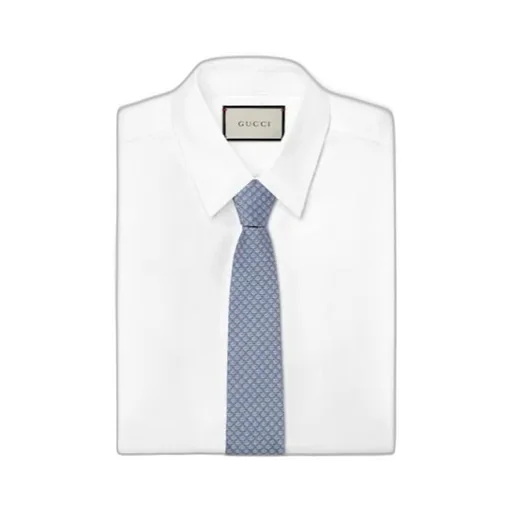 Double G Silk Jacquard Tie