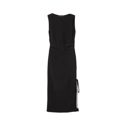 Silk CrÊPe Dress With Embroidery