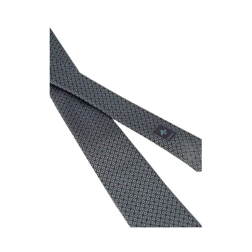 Horsebit Jacquard Silk Tie