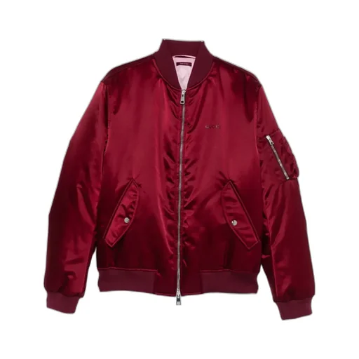 Satin Bomber Jacket