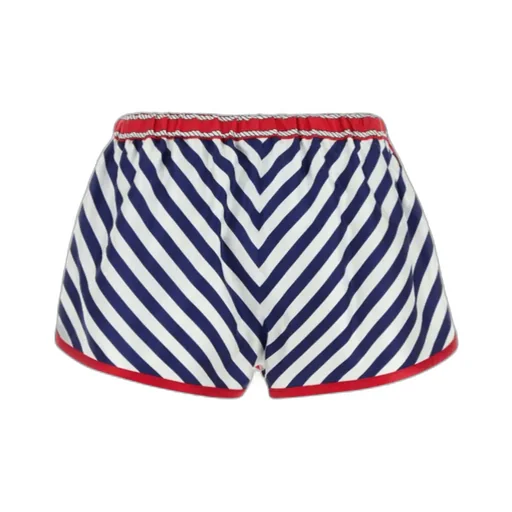 Striped Drawstring Shorts