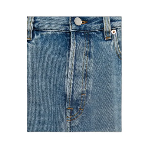 Wide Leg Denim Jeans