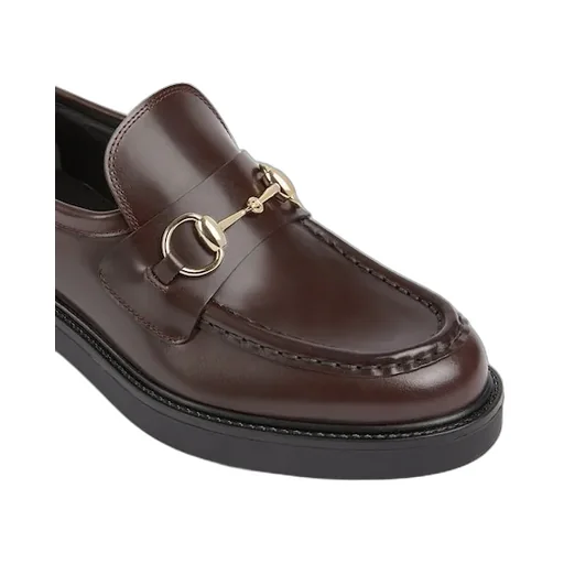 Horsebit Moccasin Flat Shoes