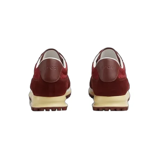Panelled Lace-Up Sneakers