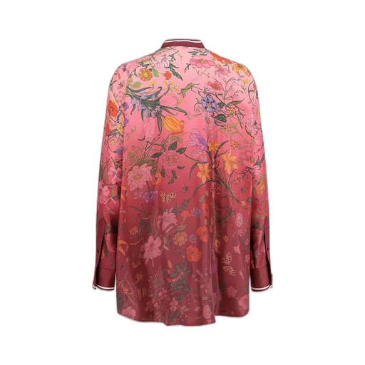 Flora Printed Satin Shirt