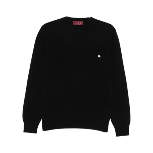 Logo Plaque Knitted Jumper