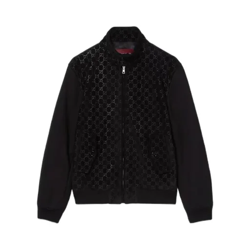 Embossed Gg Bomber Jacket