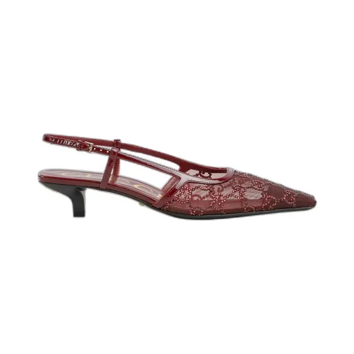 Gg Embellished Slingback Pumps