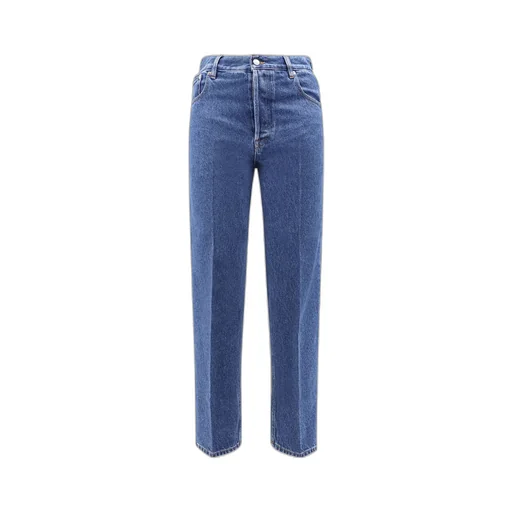 Five-Pocket Straight-Leg Jeans
