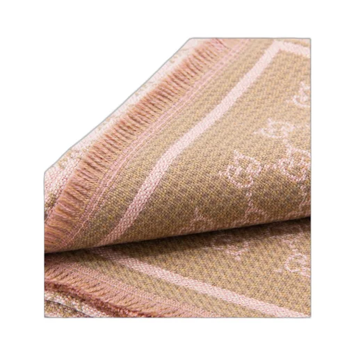 Frayed Edge Gg Jacquard Scarf