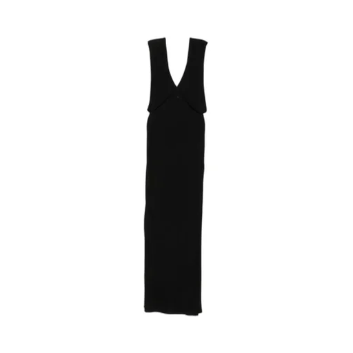 V-Neck Sleeveless Maxi Dress