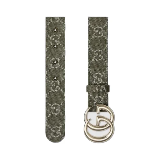 Gg Monogram Canvas Belt